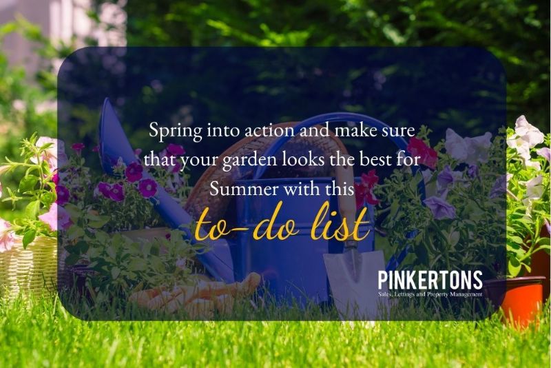 Spring into action and make sure that your garden looks the best for Summer with this to-do list.